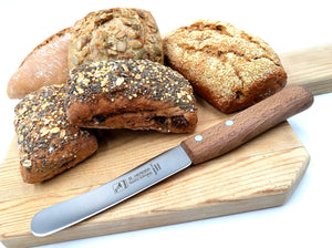 Frühstücksmesser Buckelsmesser 22cm rostfrei Buche Herder Solingen