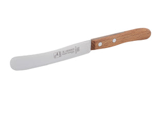 Buckelsmesser H. Herder – Frühstücksmesser Solingen extra scharf rostfrei 20,5 cm Brötchenmesser Buche