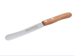 Buckelsmesser H. Herder – Frühstücksmesser Solingen extra scharf rostfrei 20,5 cm Brötchenmesser Buche