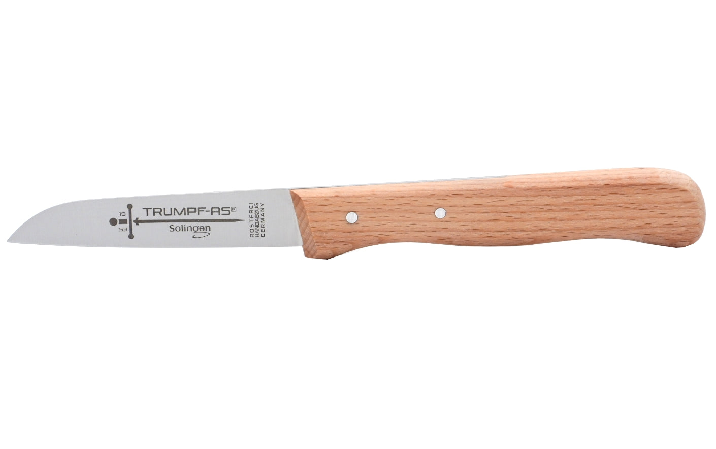 Solingen Küchenmesser Trumpf-As 17cm Edelstahl rostfrei Buche