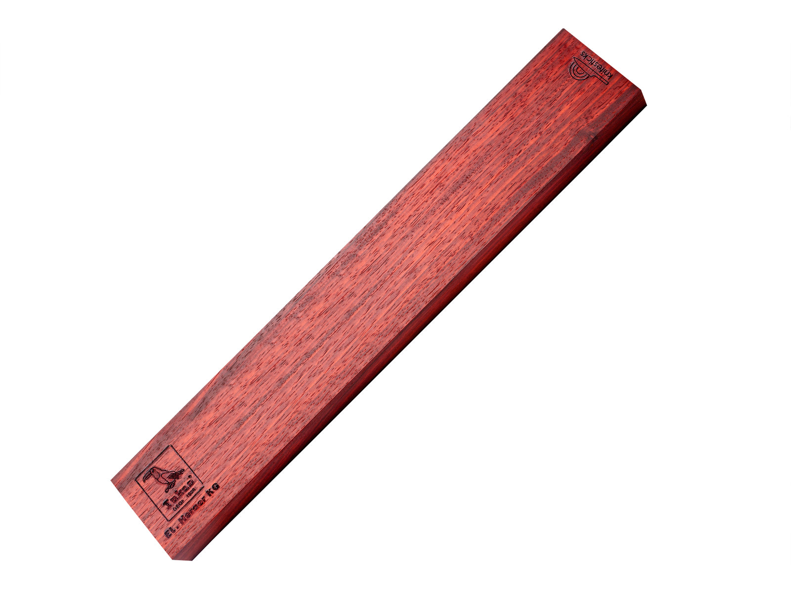 Exclusive Messer Magnetleiste aus Padouk Rotholz 42cm hochwertige Ausführung El. Herder