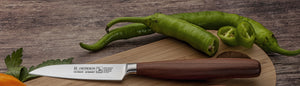 Gemüsemesser geschmiedet H. Herder Solingen 21cm Pflaume extra scharfer Handabzug rostfrei