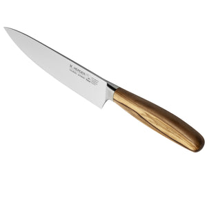 Kochmesser geschmiedet H. Herder Solingen 35cm Olive extra scharfer Handabzug rostfrei