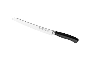 Brotmesser geschmiedet H. Herder Solingen 35cm extra scharfer Handabzug Wellenschliff