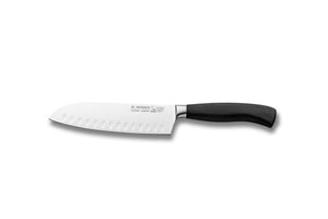 Santoku Kochmesser geschmiedet H. Herder Solingen 29,5cm extra scharfer Handabzug rostfrei