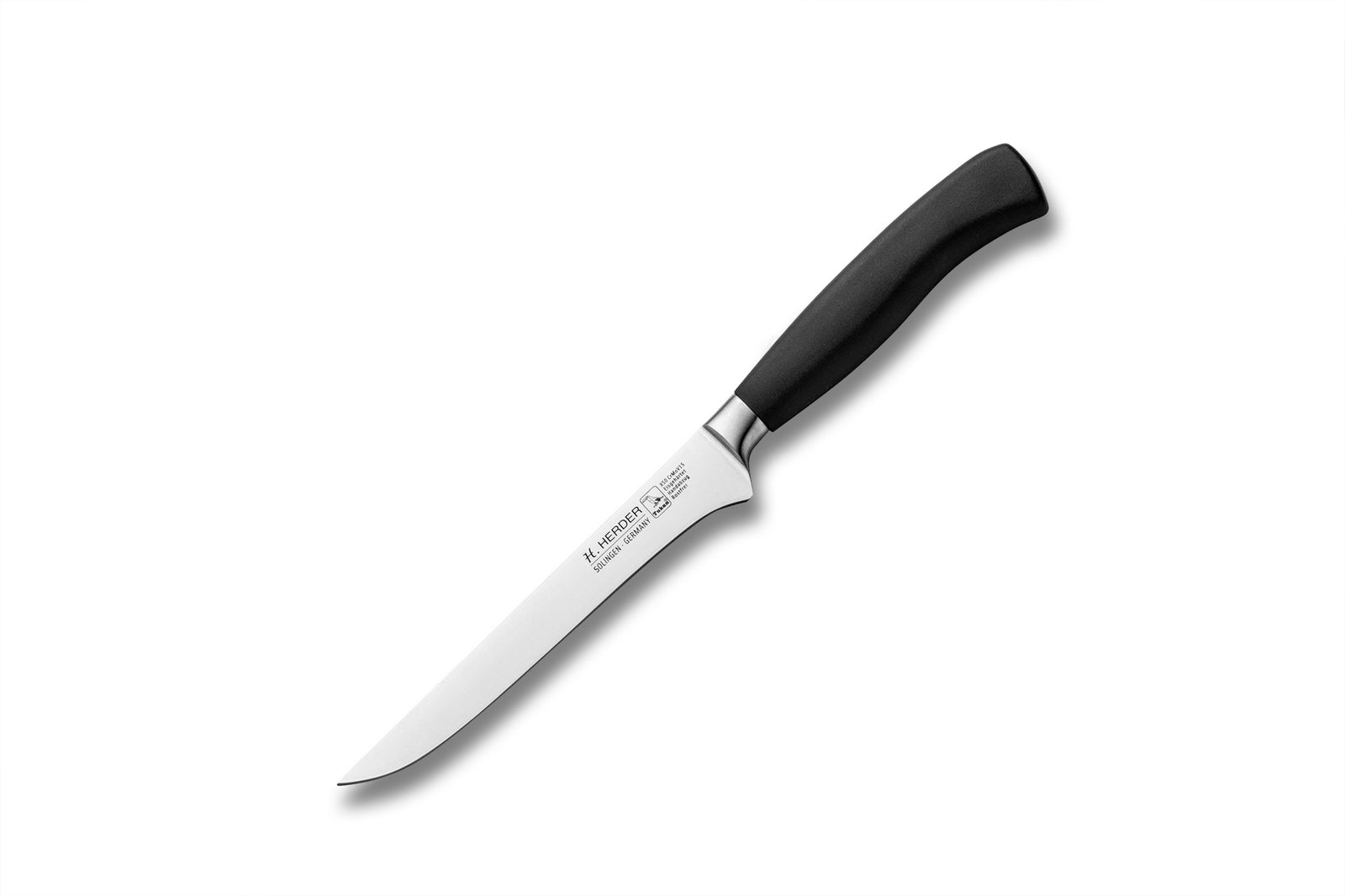 Ausbeinmesser geschmiedet H. Herder Solingen 29cm Fleischmesser extra scharfer Handabzug rostfrei