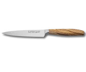 Schinkenmesser geschmiedet H. Herder Solingen 29,5cm Olive Fleischmesser extra scharfer Handabzug rostfrei