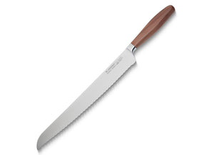 Brotmesser Premium-Klasse geschmiedet extra lang 46,5cm H. Herder Solingen Pflaume Handabzug Wellenschliff