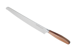 Brotmesser Premium-Klasse geschmiedet extra lang 46,5cm H. Herder Solingen Pflaume Handabzug Wellenschliff