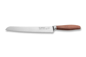 Brotmesser geschmiedet H. Herder Solingen 35cm Pflaume extra scharfer Handabzug Wellenschliff