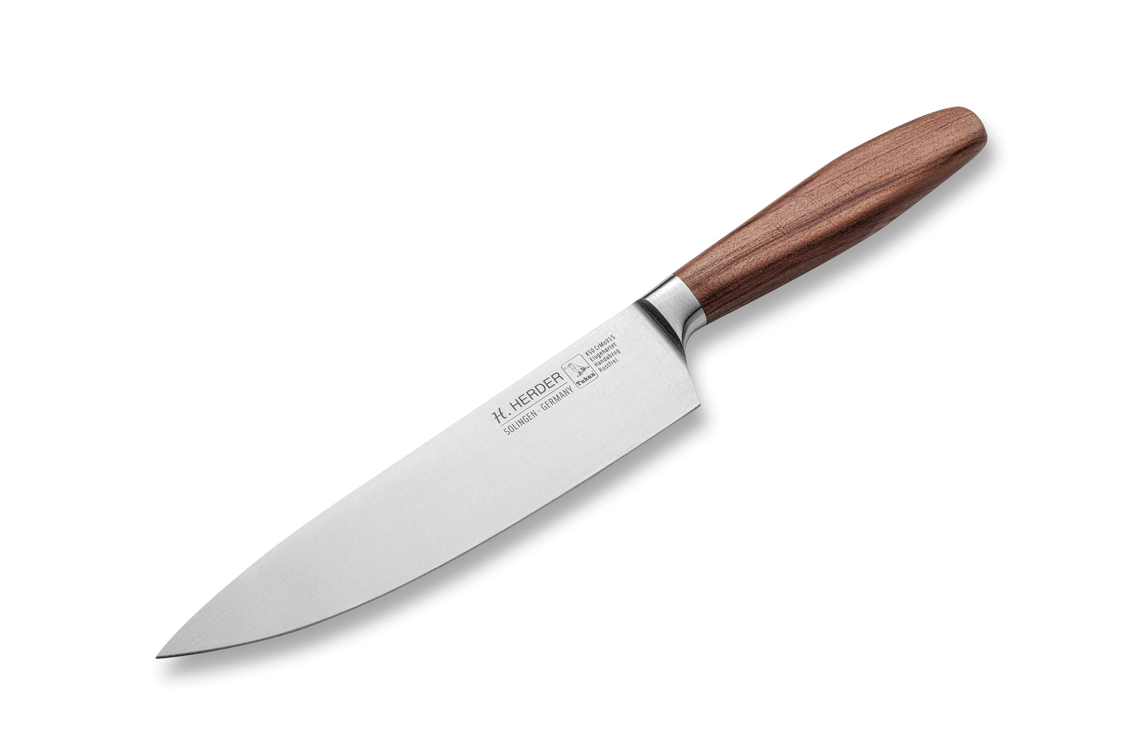 Kochmesser geschmiedet H. Herder Solingen 35cm Pflaume extra scharfer Handabzug rostfrei