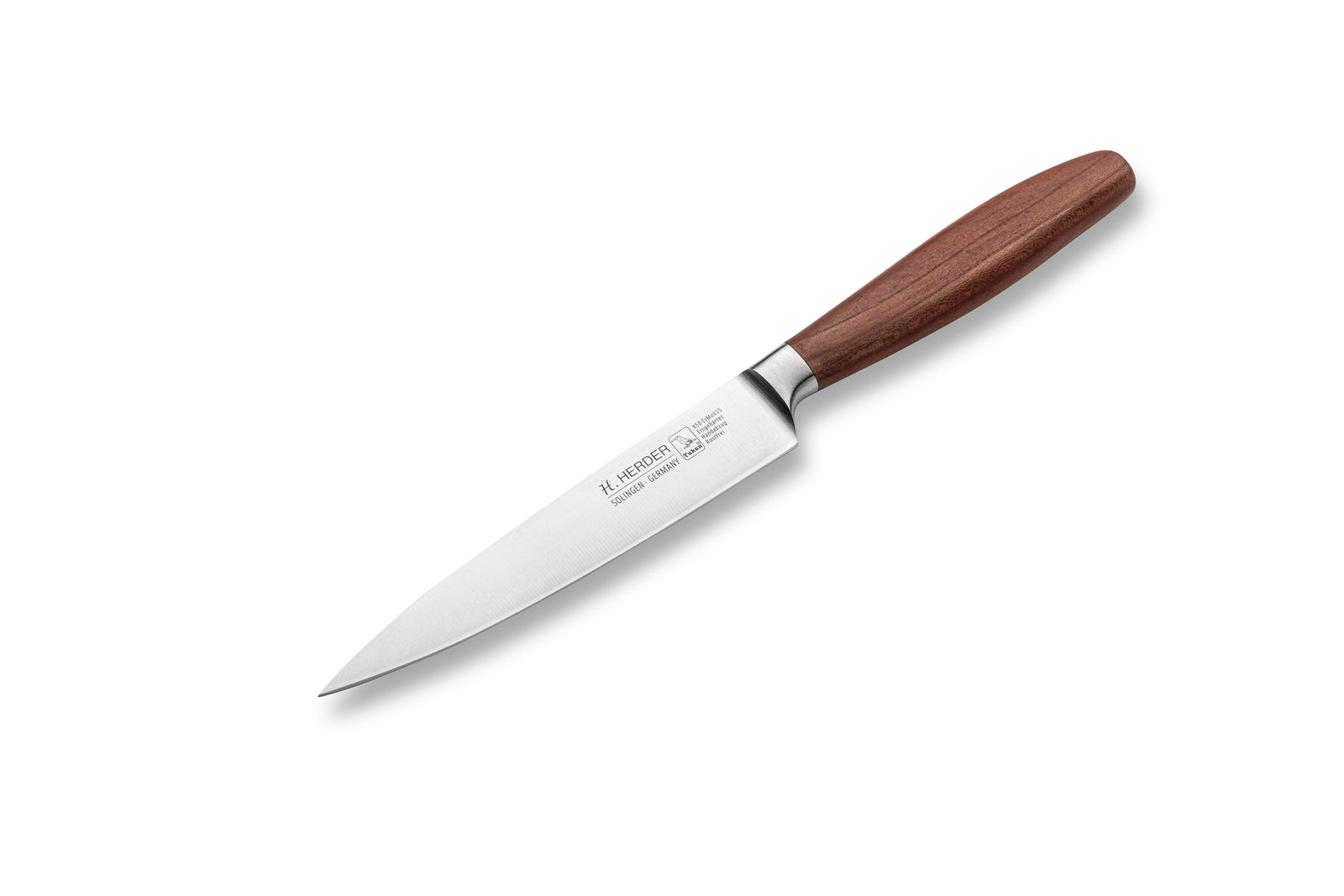 Schinkenmesser geschmiedet H. Herder Solingen 29,5cm Pflaume Fleischmesser extra scharfer Handabzug rostfrei