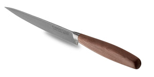 Schinkenmesser geschmiedet H. Herder Solingen 34,5cm Pflaume Fleischmesser extra scharfer Handabzug rostfrei