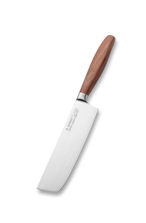 Nakiri Kochmesser geschmiedet H. Herder Solingen 30,5cm Pflaume extra scharfer Handabzug rostfrei