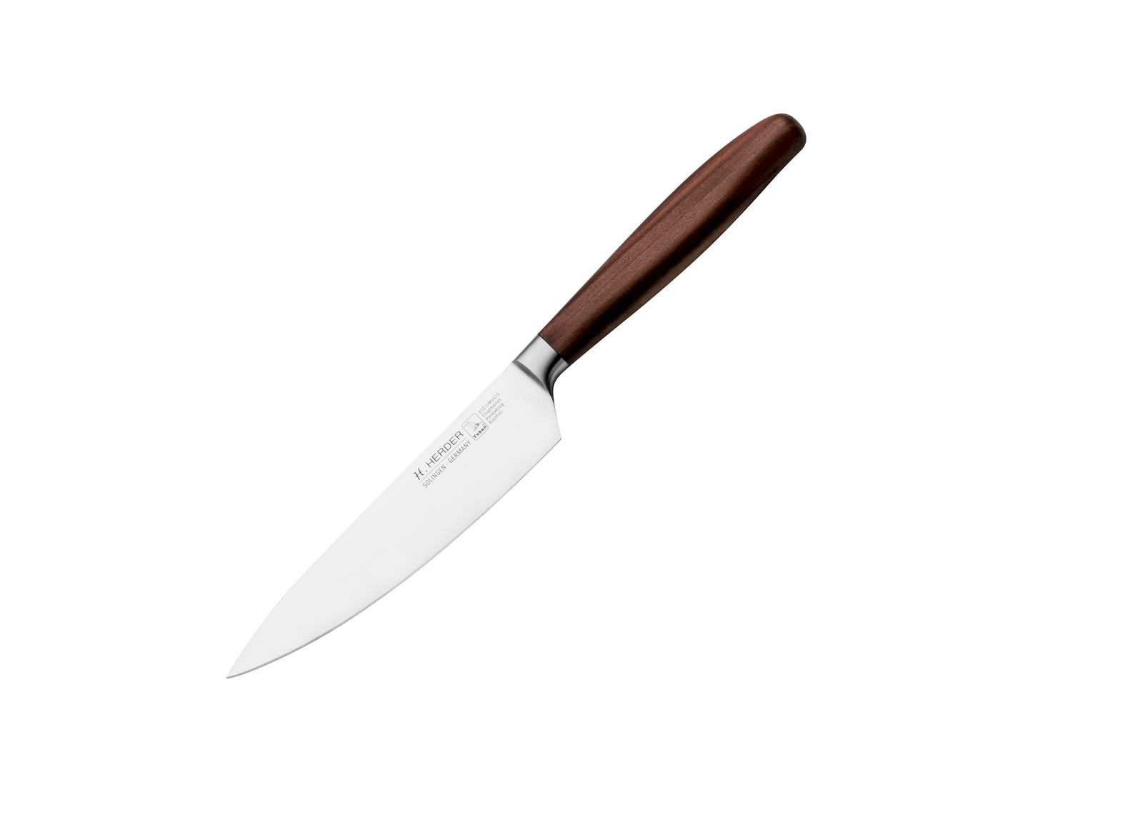 Kochmesser geschmiedet H. Herder Solingen 29,5cm Pflaume extra scharfer Handabzug rostfrei