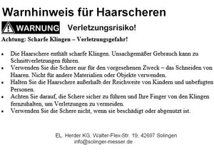 Profi Haarschere Bartschere Friseurschere original Herder 5"