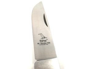 El. Herder Taschenmesser Klappmesser Carbonstahl 19/7,5 nicht rostfrei