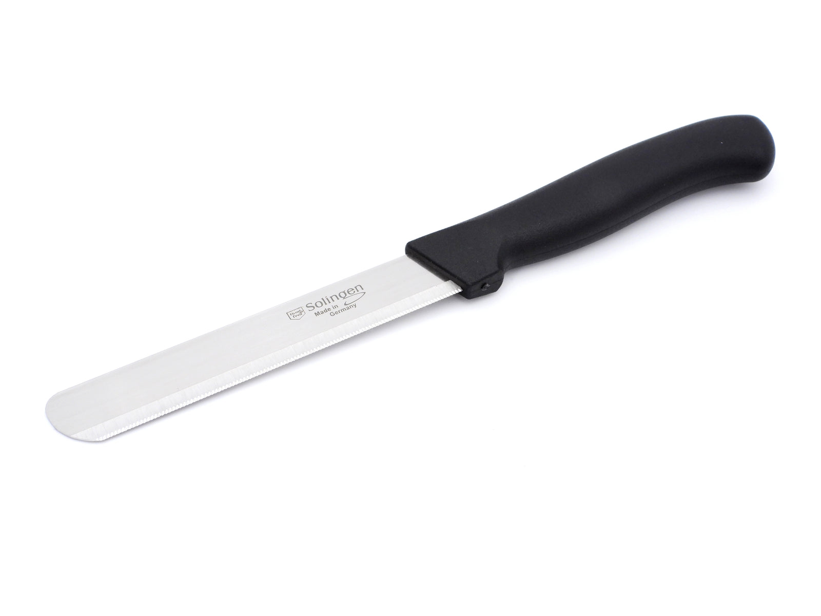 Herder Universalmesser – Original Solinger Küchenmesser, rostfrei & langlebig - Sägeschliff
