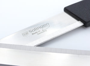 Herder Universalmesser – Original Solinger Küchenmesser, rostfrei & langlebig - Sägeschliff