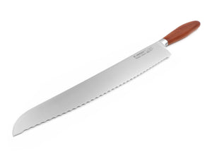 Brotmesser Premium-Klasse geschmiedet extra lang 46,5cm H. Herder Solingen Pflaume Handabzug Wellenschliff