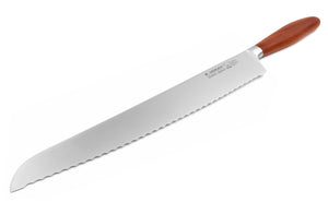 Brotmesser Premium-Klasse geschmiedet extra lang 46,5cm H. Herder Solingen Pflaume Handabzug Wellenschliff