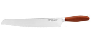 Brotmesser Premium-Klasse geschmiedet extra lang 46,5cm H. Herder Solingen Pflaume Handabzug Wellenschliff