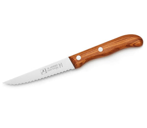Haushaltsmesser H. Herder Solingen Küchenmesser 22cm Wellenschliff rostfrei Olive