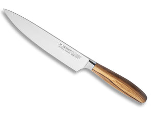 Kochmesser geschmiedet H. Herder Solingen 35cm Olive extra scharfer Handabzug rostfrei