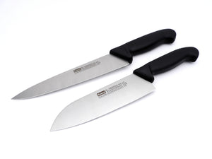 2 Solingen Profi Kochmesser Santoku extra scharfer Solinger Handabzug Set Herder