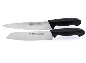 2 Solingen Profi Kochmesser Santoku extra scharfer Solinger Handabzug Set Herder