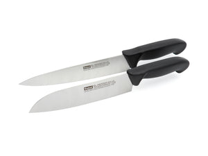 2 Solingen Profi Kochmesser Santoku extra scharfer Solinger Handabzug Set Herder