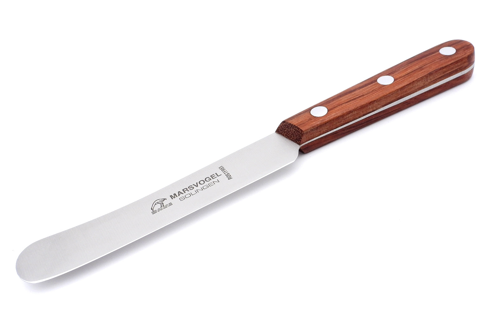 Edles Buckelsmesser Marsvogel Solingen – Frühstücks- & Brötchenmesser Bubinga-Holzgriff