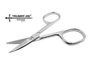 Nagelschere Solingen Carbonstahl Trumpf-As Profi 9 cm Maniküre Schere