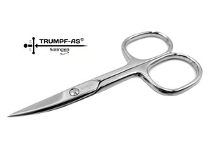 Nagelschere Solingen Carbonstahl Trumpf-As Profi 9 cm Maniküre Schere