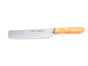 Nakiri Kochmesser H. Herder Solingen 30cm Olive extra scharfer Handabzug rostfrei