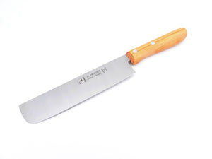 Nakiri Kochmesser H. Herder Solingen 30cm Olive extra scharfer Handabzug rostfrei