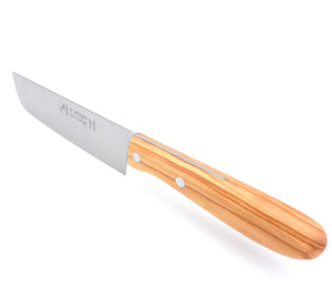 Nakiri Kochmesser H. Herder Solingen 30cm Olive extra scharfer Handabzug rostfrei