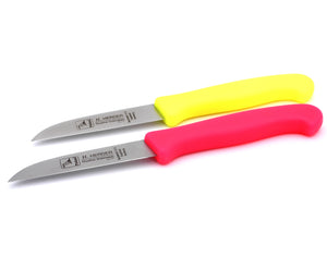 2 Solingen Küchenmesser Herder Gemüsemesser Obstmesser NEON pink gelb