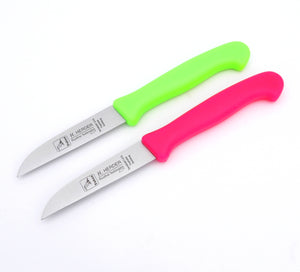 2 Solingen Küchenmesser Herder Gemüsemesser Obstmesser NEON pink grün