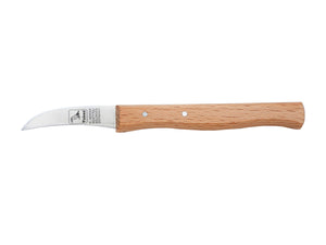 Original Solinger Zöppken von H. Herder Solingen 2er-Set, rostfrei, Gemüsemesser + Schälmesser, Griff Buche, scharf