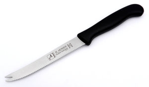 Tomatenmesser Herder Solingen 20cm Solinger Sägeschliff Wellenschliff Kunststoff Gabelspitz