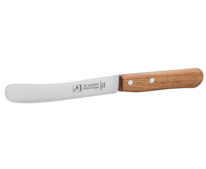 6 H. Herder Solingen Frühstücksmesser Buckelsmesser 22cm rostfrei Buche