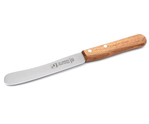6 Solinger Buckelsmesser im Set 6 verschiedene Hölzer Brötchenmesser Solingen Herder / Frühstücksmesser