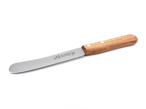 6 H. Herder Solingen Frühstücksmesser Buckelsmesser 22cm rostfrei Buche