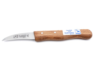 H.Herder Solingen Schälmesser 15,5cm  Gußstahl nicht rostfrei Buche