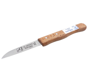 2 H.Herder Solingen Küchenmesser 17,2cm  Gußstahl nicht rostfrei Buche