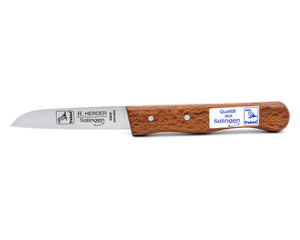 2 H.Herder Solingen Küchenmesser 17,2cm  Gußstahl nicht rostfrei Buche