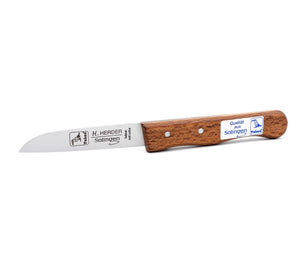2 H.Herder Solingen Küchenmesser 17,2cm  Gußstahl nicht rostfrei Buche