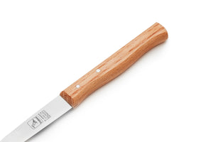 H.Herder Solingen Küchenmesser "Zeitlos" 19cm  Carbonstahl nicht rostfrei Buche