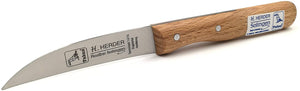 H. Herder 2 Solingen Küchenmesser / Schälmesser 17,3 / 17cm rostfrei Buche SET